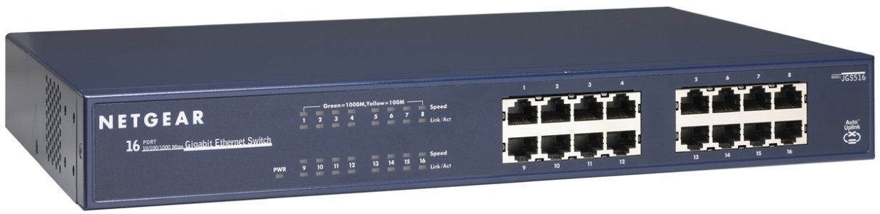 NETGEAR JGS516 ProSafe 16-Port Gigabit Ethernet Switch (JGS516NA)