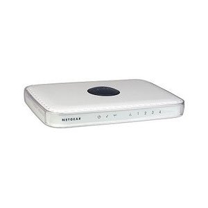 NETGEAR WPN824 RangeMax Wireless Router - Wireless router - 4-port switch - 802.11 Super G 802.11b g - desktop