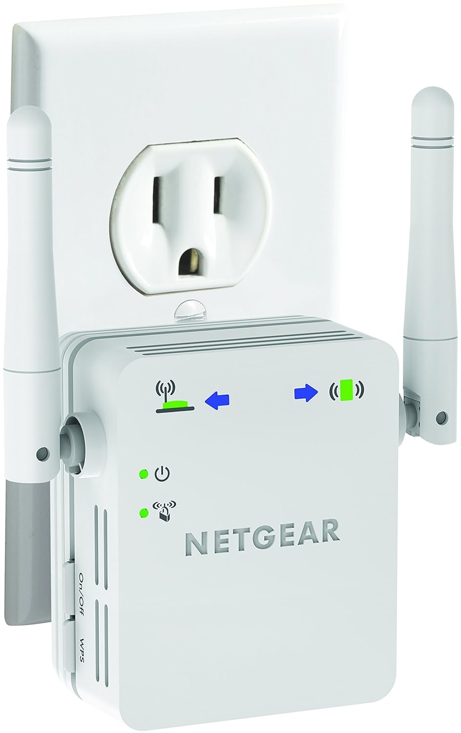 NETGEAR - Universal Wi-Fi Range Extender with Ethernet Port