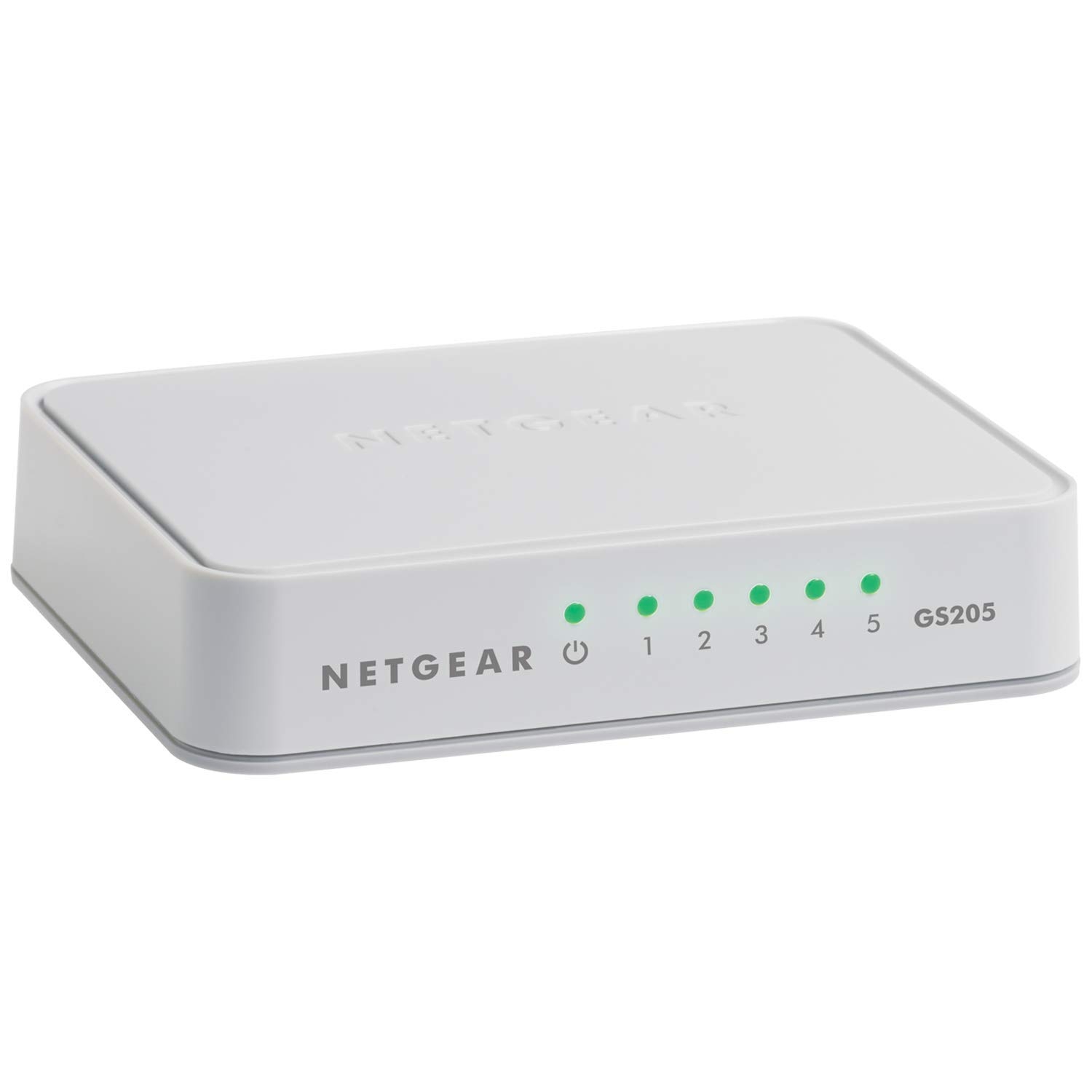 NETGEAR 5-Port Gigabit Ethernet 10/100/1000Mbps Switch (GS205)