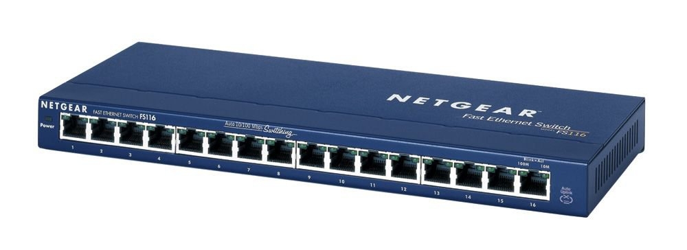 Netgear Prosafe Fs116 Ethernet Switch - 16 X 10 100base-tx