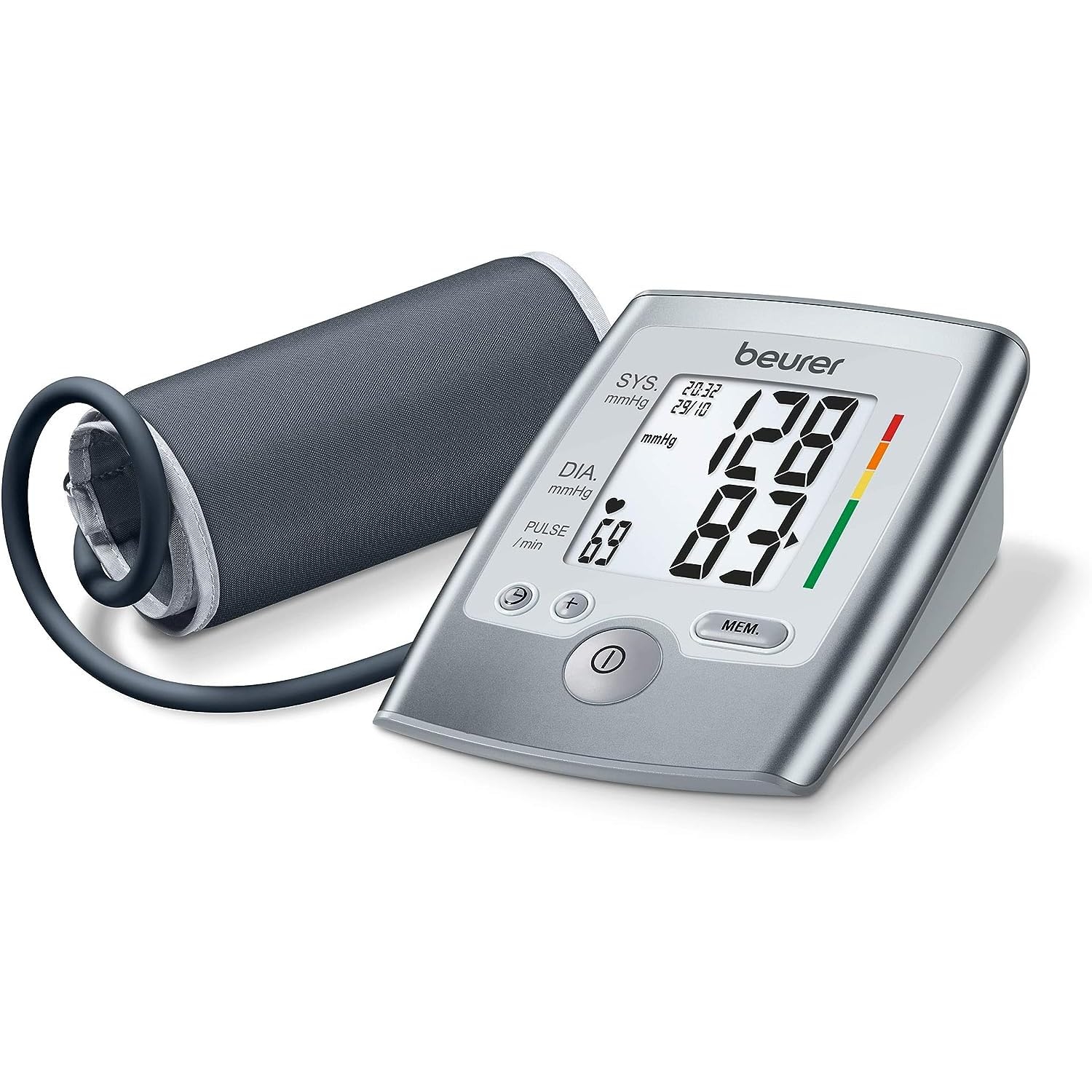 Beurer BM35 Fully Automatic Digital Blood Pressure Monitor | Cuff Wrapping, Memory Feature, Pulse Detection - 5 yr warranty