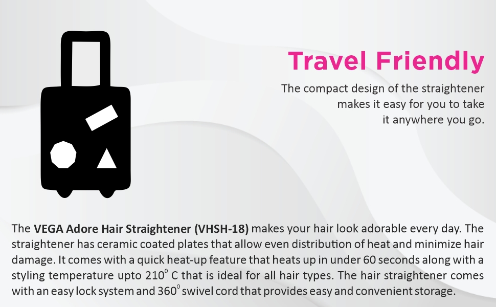 hair straightener, hair straightening machine