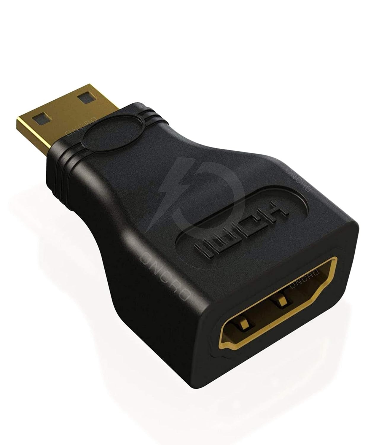 ONCRO HDMI Female to Mini HDMI Male Connector Converter for Cameras, Cam Recorders, Tablet, Gaming, Graphic Card Console