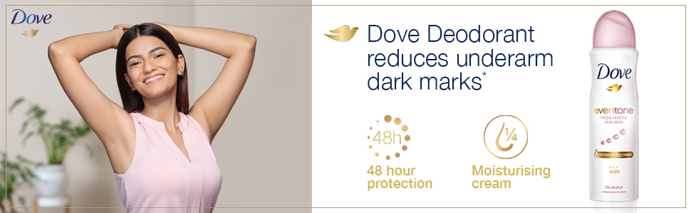 Dove Eventone Deodorant For Women, 150 ml