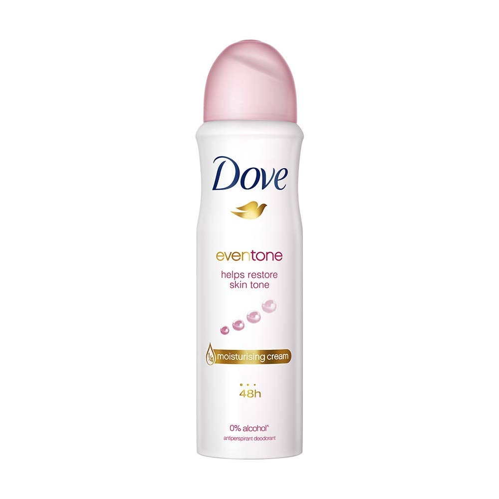 Dove Eventone Antiperspirant Deodorant | Alcohol & Paraben-Free Body Spray for Women (150ml) Long Odour Protection
