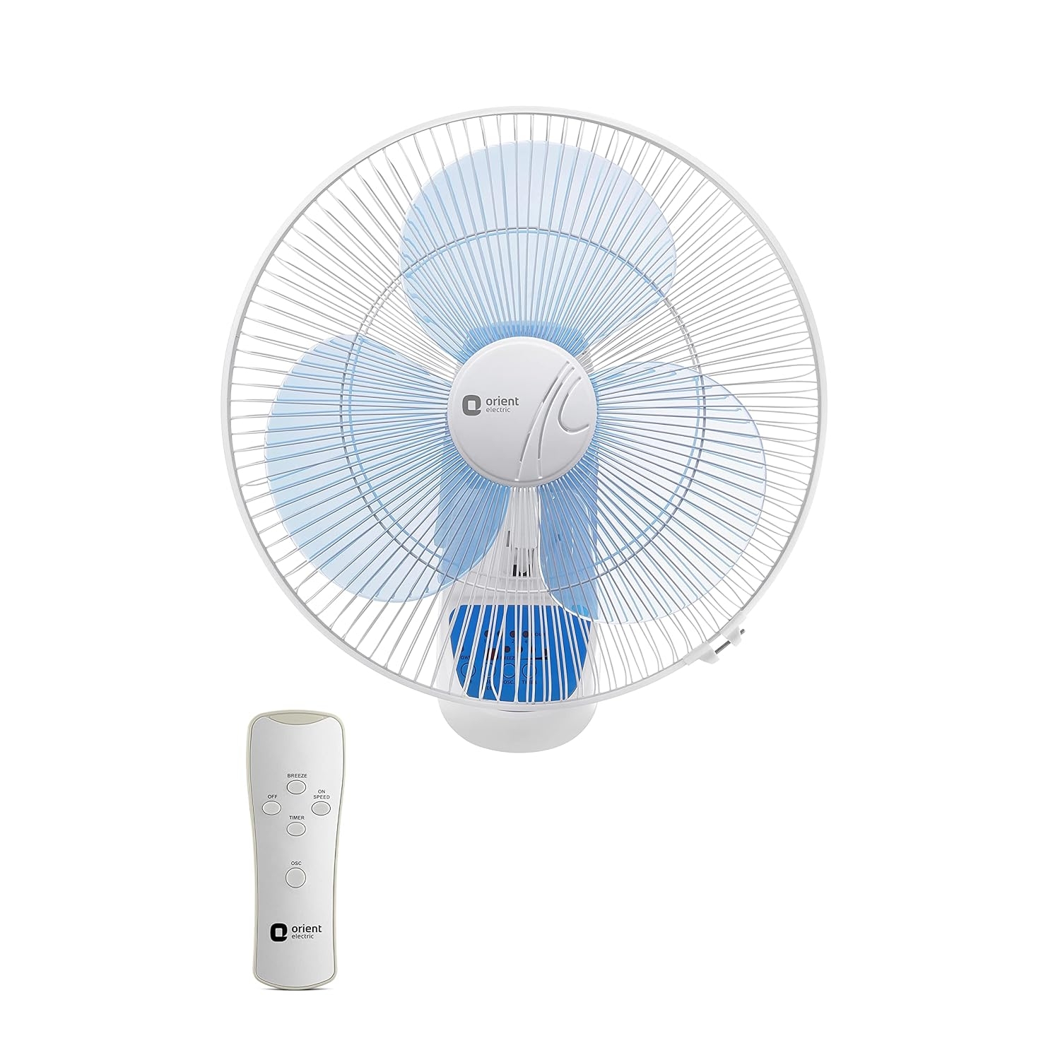 Orient Electric Wall-49 Wall Mounted Fan | Remote, Automatic Speed Touch Control Panel - 2 Years Warranty