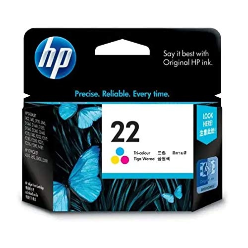 22 Color Cartridge for HP 22 Tri-Color Original Ink Cartridge (HP C9352AA)