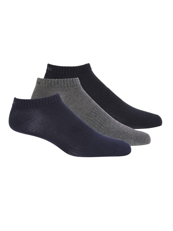 Jockey Mens Compact Cotton Stretch Low Show Socks With Stay Fresh Treatment