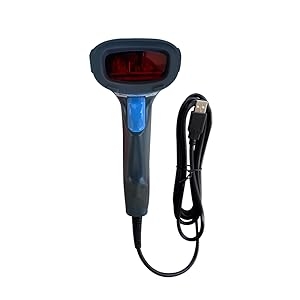 PEGASUS PS1146 Barcode Scanner 1D Wired and 1D Laser Barcode Reader, USB Barcode Scanner