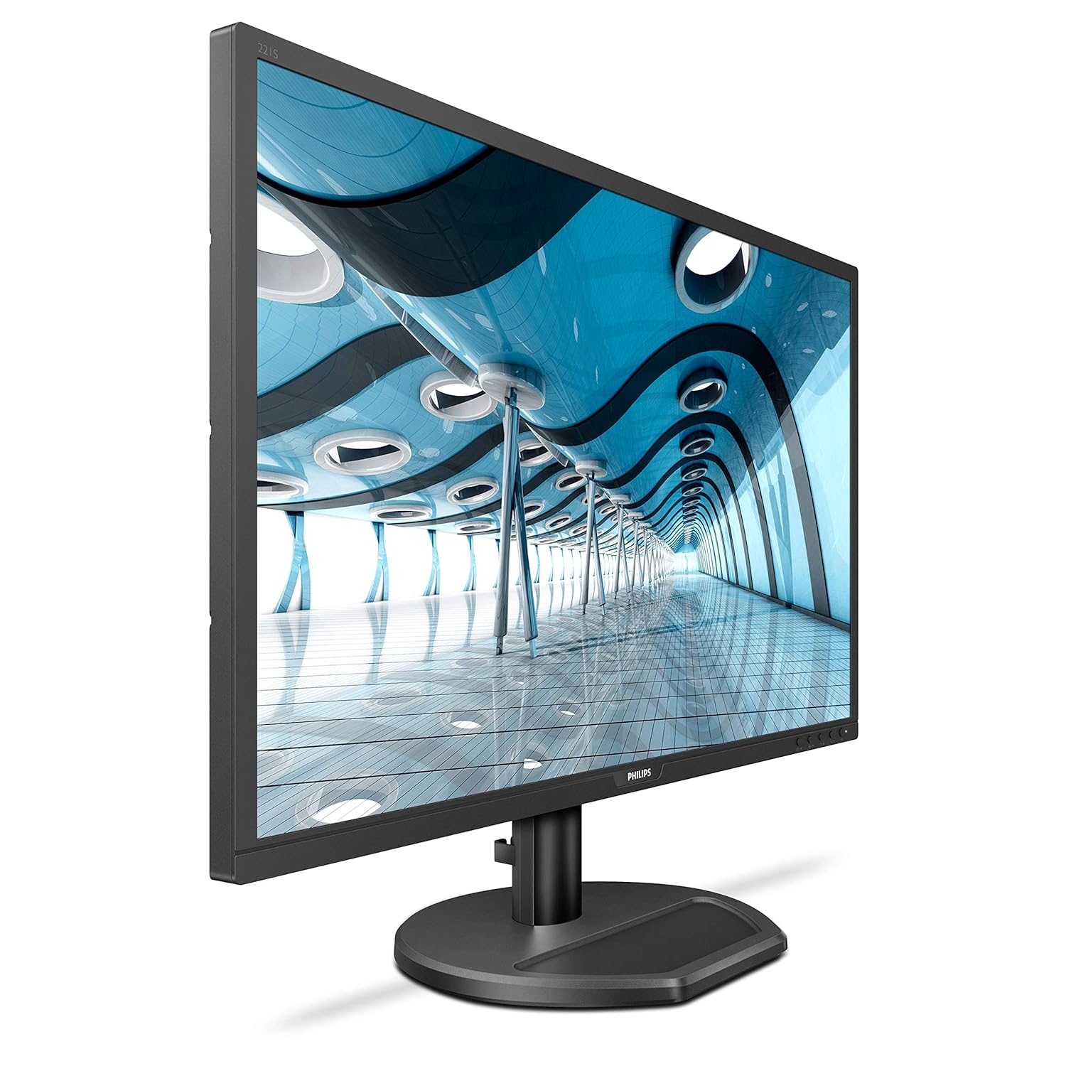 Philips 22 1920x1080p Smart Image LED Monitor | TN Panel, HDMI/VGA Port, 1 Ms Response, Adjustable Stand - 221S8Lhsb/94