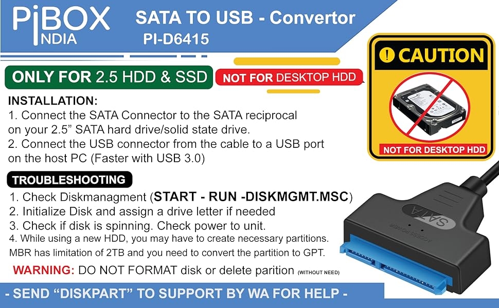 SATA to USB 