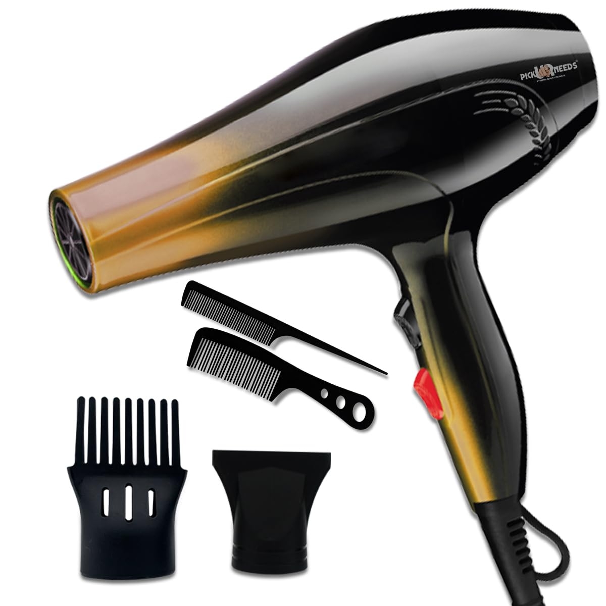 Pick Ur Needs Professional Stylish Hair Dryers For Women & Men Hot And Cold Dryer With Comb Reducer (3500 Watt) Hair Dryers