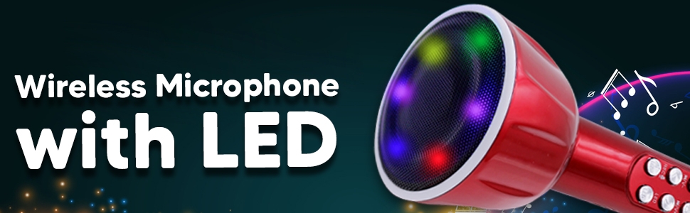 Microphone with LED