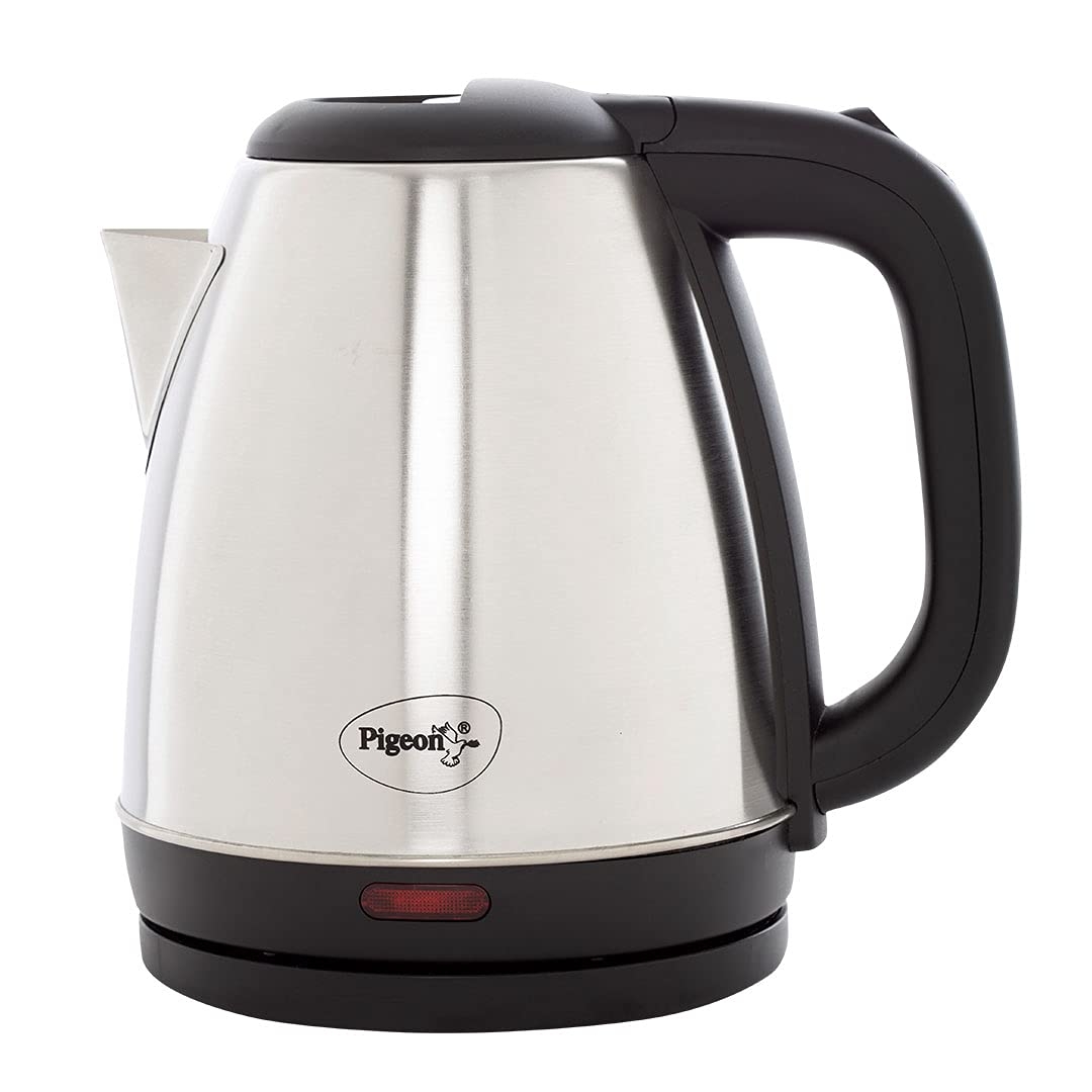 Pigeon Amaze Plus Electric Kettle 1.5 L, 1500 Watt, Stainless Steel Body with Auto Shut-off Used for Boiling Water