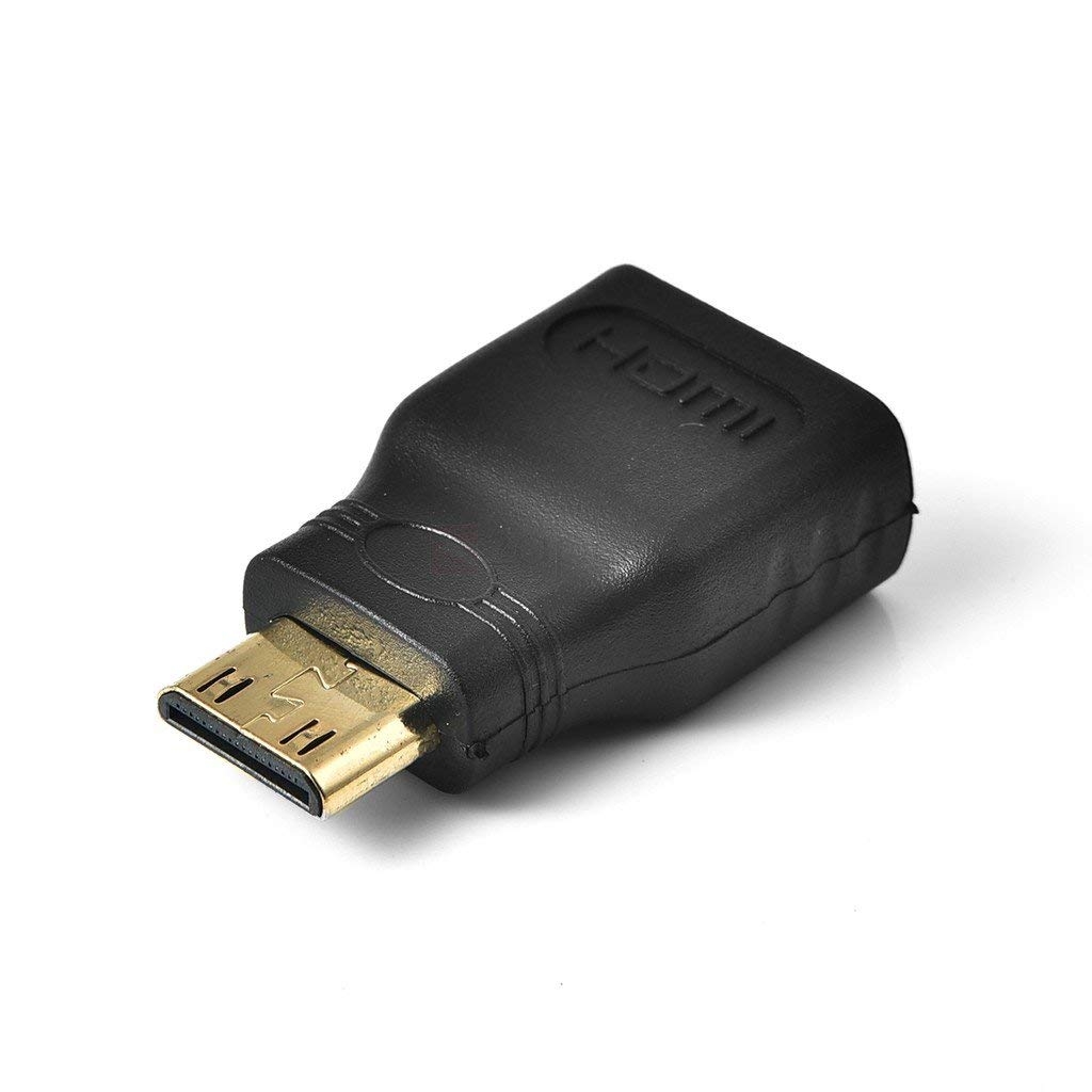 Mini HDMI Male to Female Adapter Converter for Digital Camera, PC Standard HDMI Device Using a Standard HDMI Cord