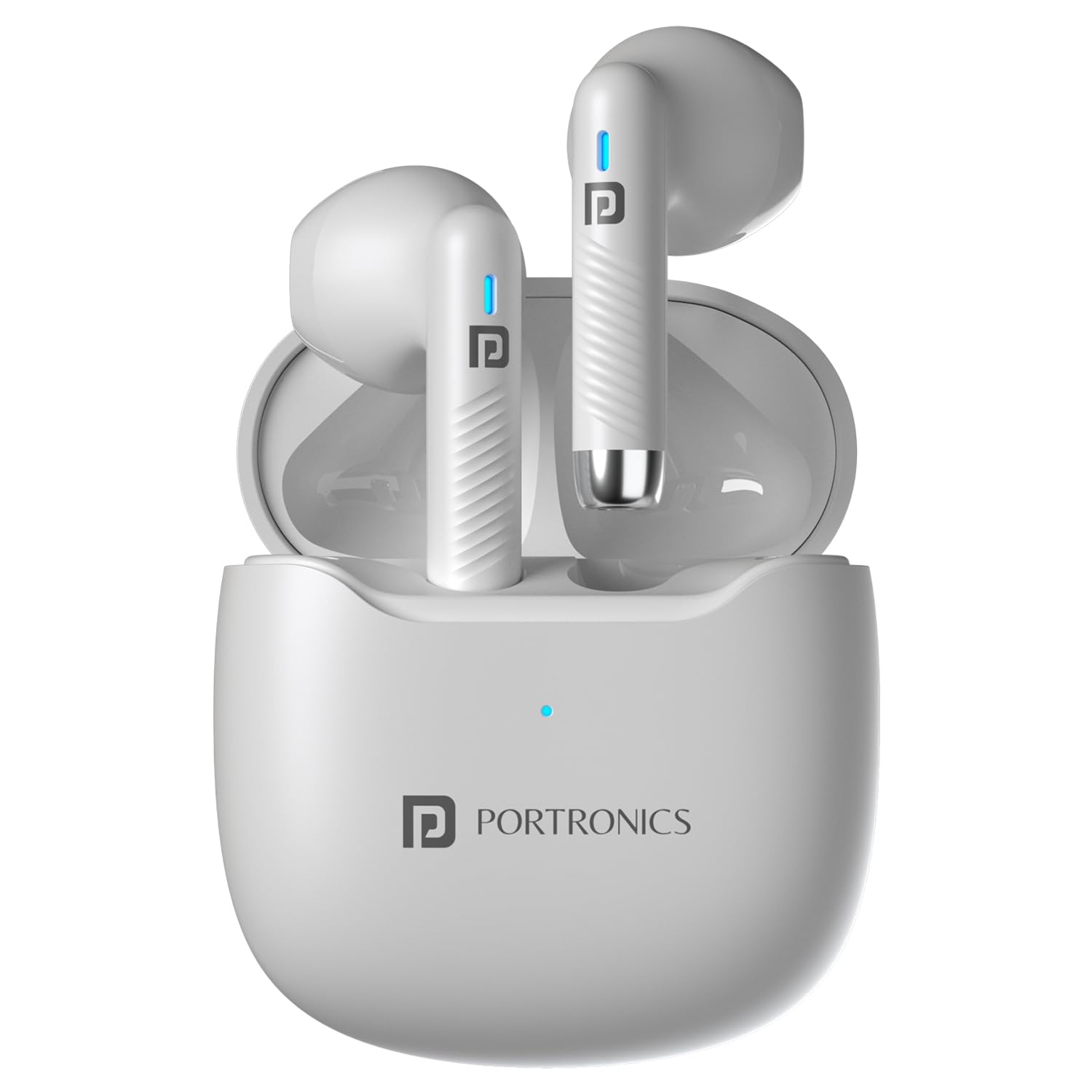 Portronics TWS Bluetooth Earbuds 24H IPX5 Fast Charging Harmonics Twins S12