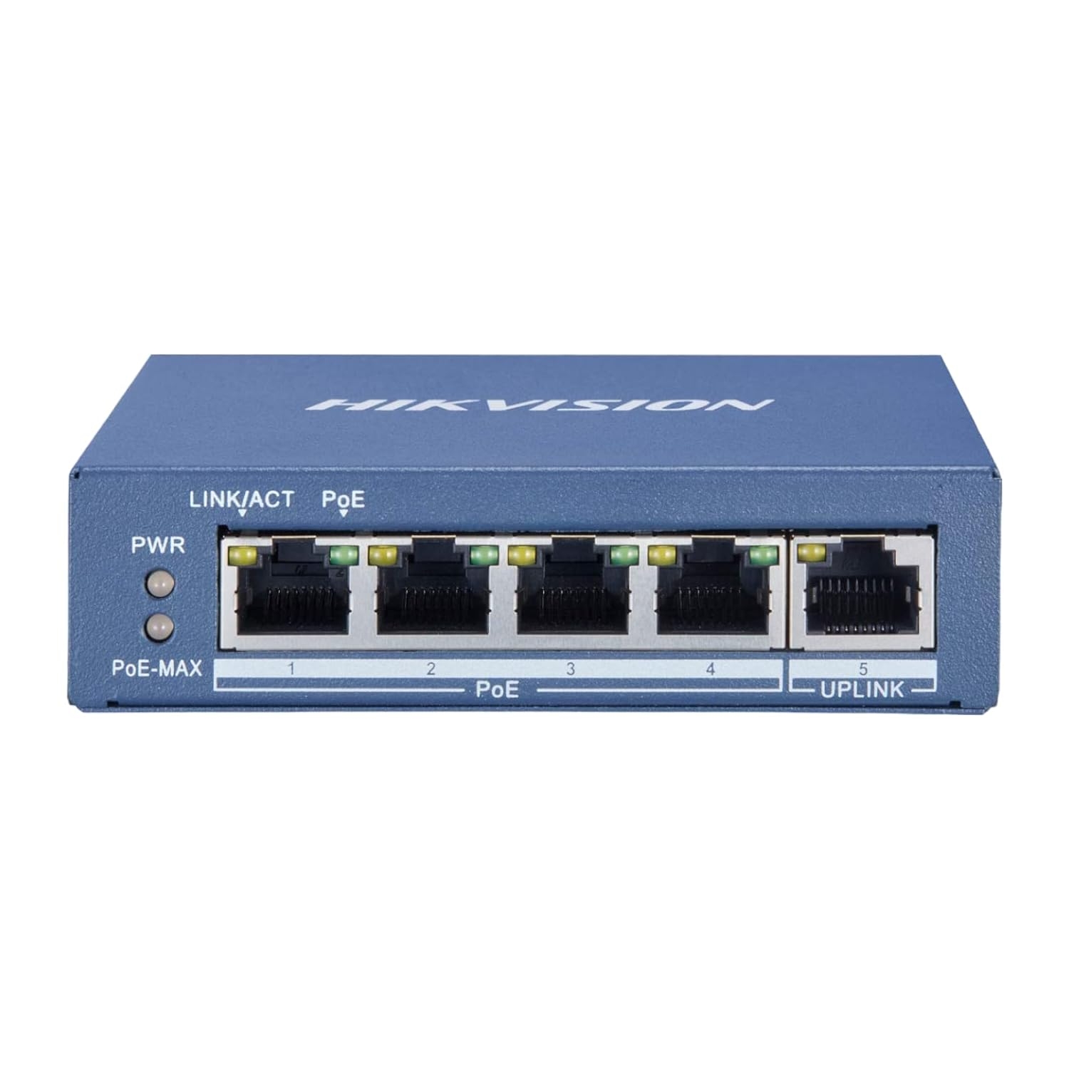 Hikvision 4 Port Gigabit Unmanaged POE Switch for IP CCTV Cameras DS-3E0505P-E/M with USEWELL RJ45