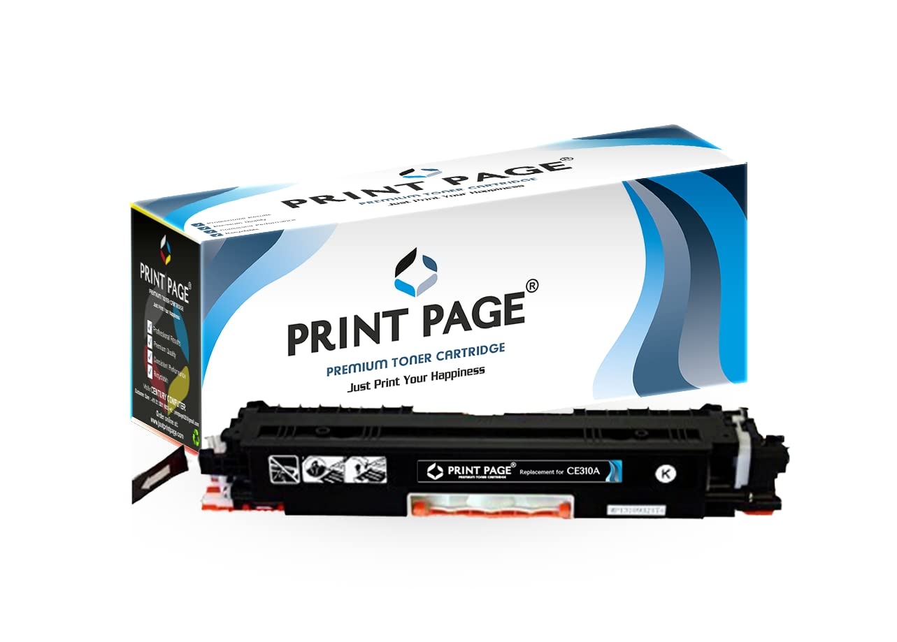 Print Page HOT CE310A/11A/12A/13A Toner Cartridge + CE314A Imaging Drum Unit Combo Pack for HP 126A for HP Color Laserjet CP1025, CP1025NW, M175A, M175NW, M275MFP
