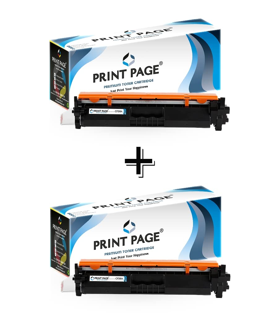 Print Page 18A Toner Cartridge + 19A Imaging Drum Unit (Combo Pack) for HP CF218A & CF219A for HP Laserjet Pro M104, M104a, M104w, M132, MFP M132a, MFP M132fn, MFP M132fw, M132nw, M132snw