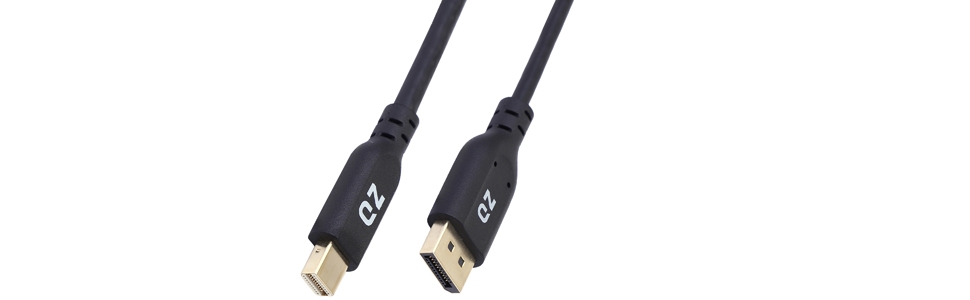 QZ Mini DisplayPort to DisplayPort Cable