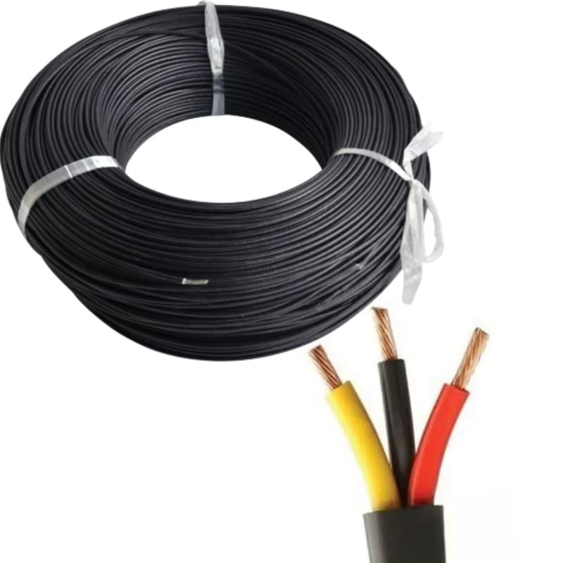 Copper 0.5MM(16/.20MM) 3 Core Wire for Home or Domestic Industrial Electric Wiring, Electric Wire 90Mtr