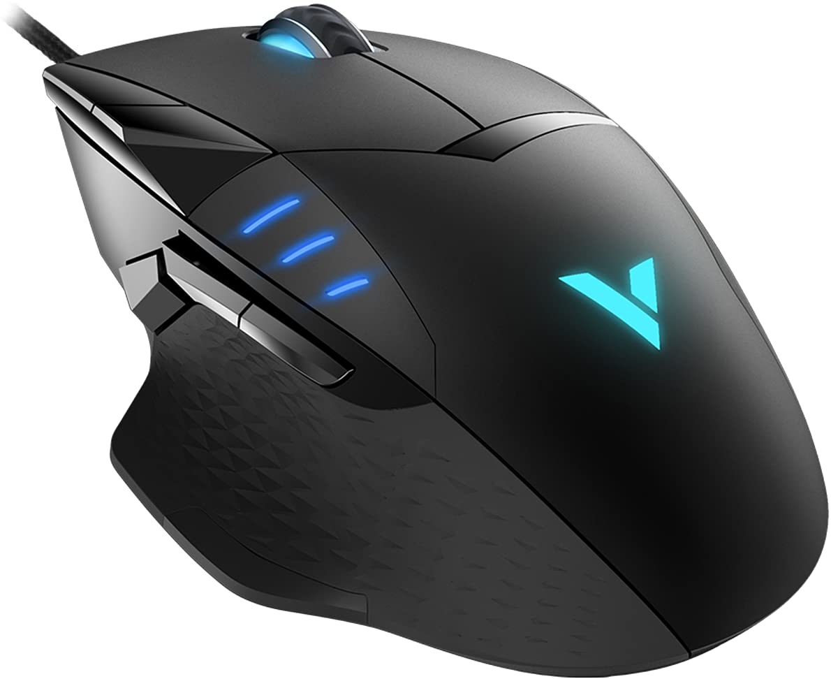 RAPOO VT300S Wired Optical Gaming Mouse, Ergonomic Wired Mouse | LED Light, Adjustable DPI, 10 Buttons