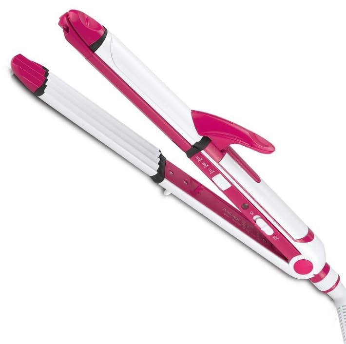 3 in 1 Professional Electric Hair Straightener, Curler Styler & Crimper For Women (Multicolour)