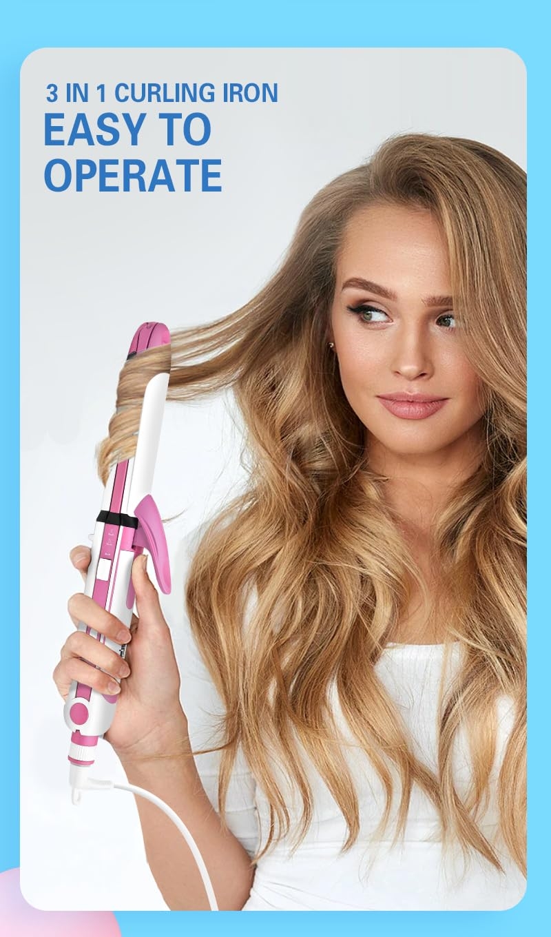 Crimper straightener curler best sale