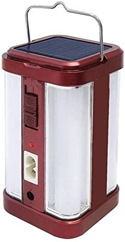 Rocklight RL-860s Four Tube Emergency Light | Lantern Emergency Light | Charging LED Stand (Brown) Emergency Lights