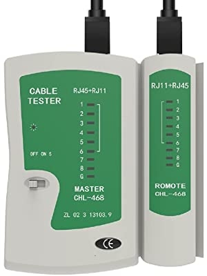 Lan Tester for cables with RJ45/RJ11/RJ12 Connector connection. 