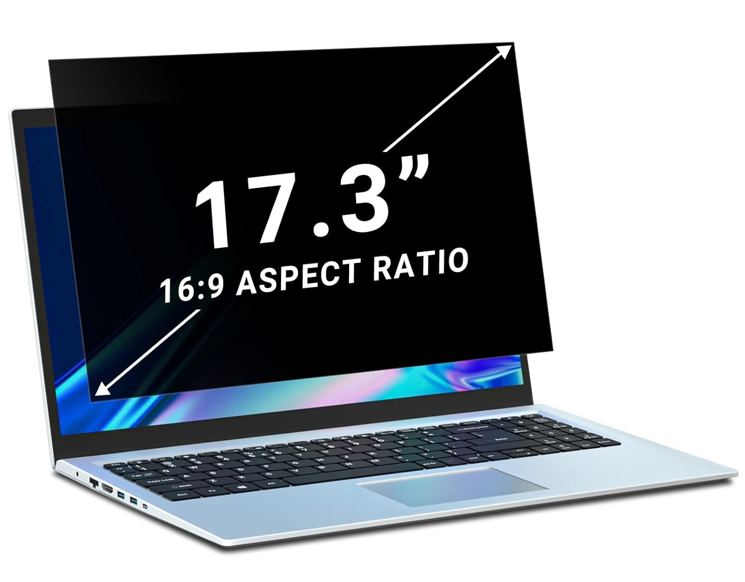 Saco Laptop Anti Glare Screen Guard 17.3 for Asus, ROG Laptop, Gaming (16:9 Aspect Ratio) Matte Screen Protector