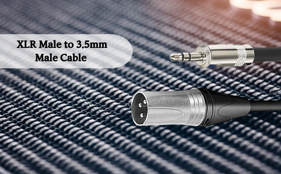 SPN-BFC XLR Male to 3.5mm Male Cable 