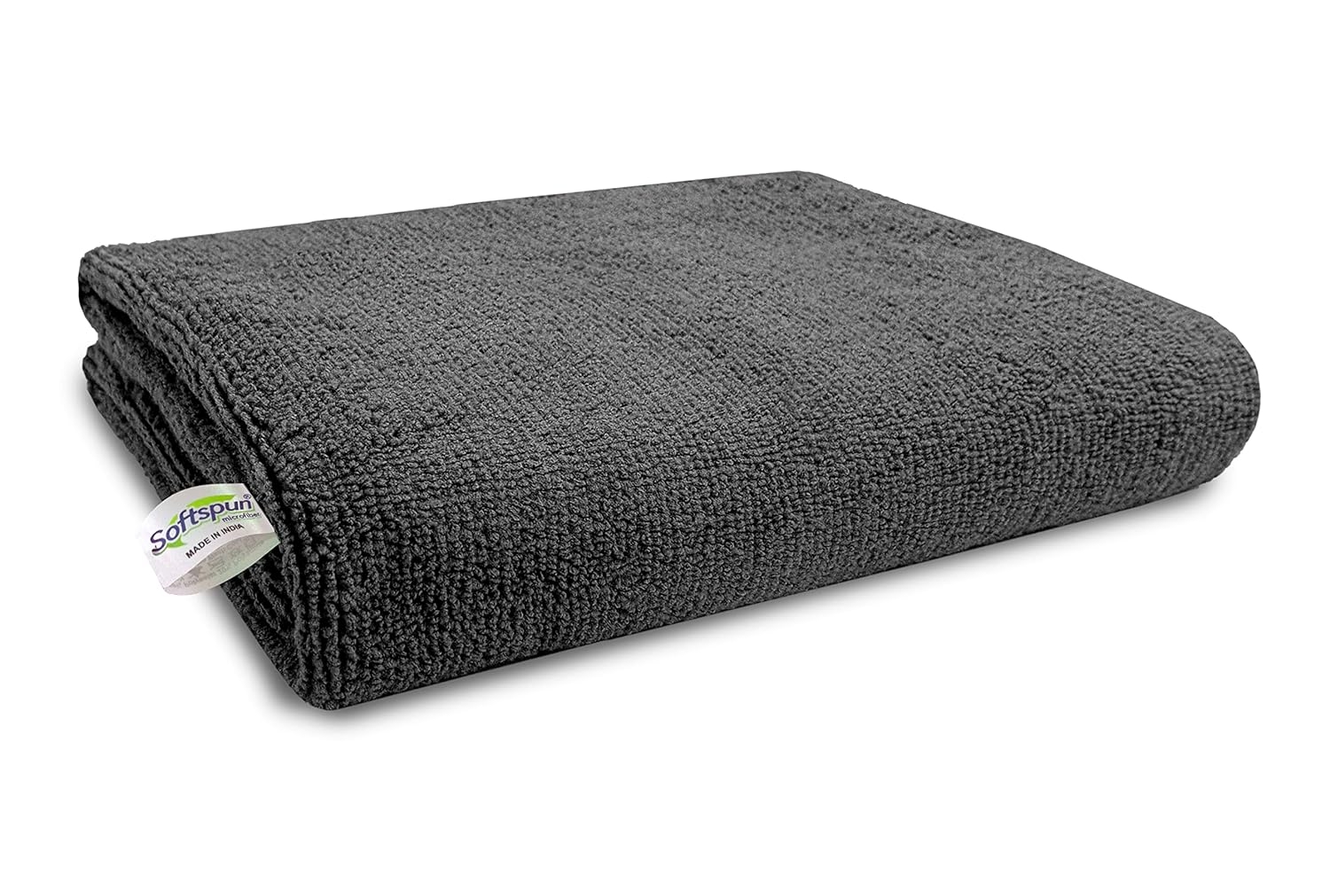 SOFTSPUN Microfiber Bath Towel (60x120cm - 340 GSM) | Unisex Ultra Absorbent Super Soft | Quick Drying