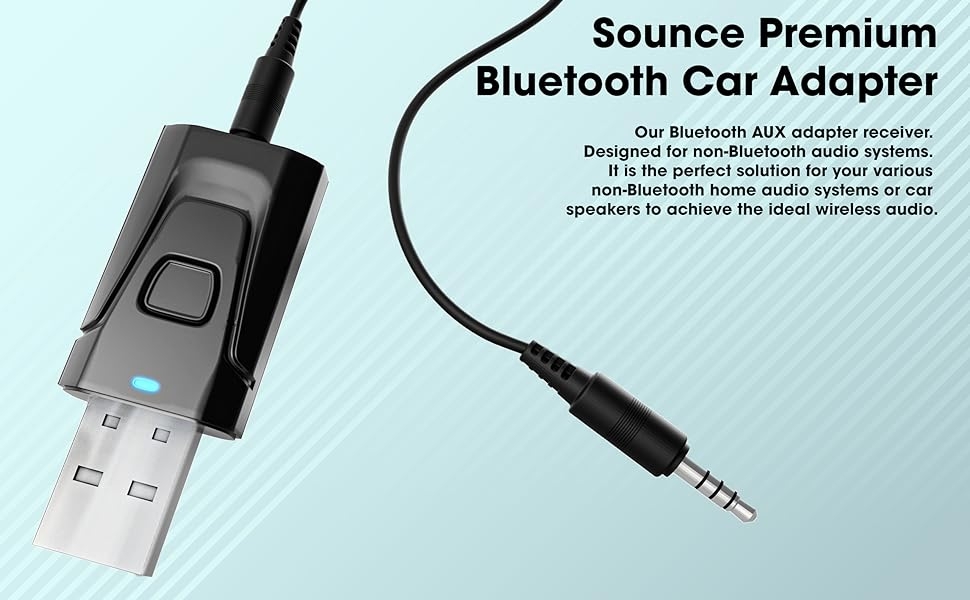 Sounce Premium Bluetooth Car Adapter 