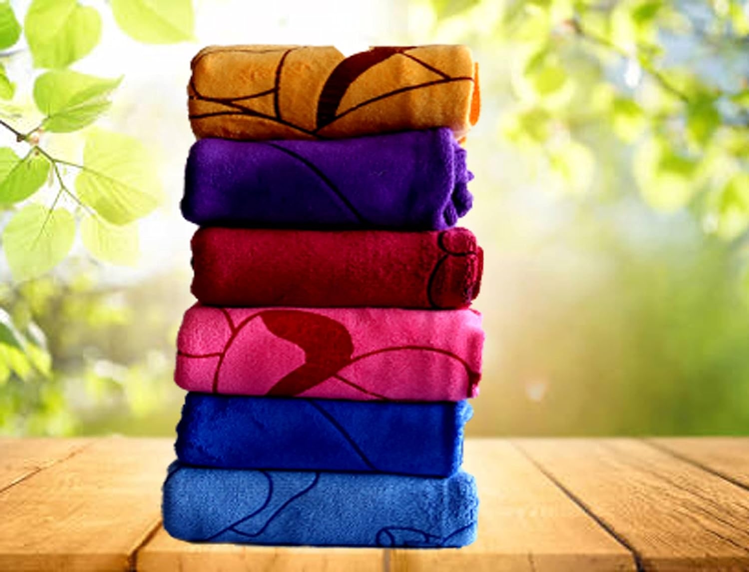 Newborn Babys Cotton Washcloth Soft Bath Towel (Colour & Prints May Vary, Big, 114cm x 58cm) (Maroon)