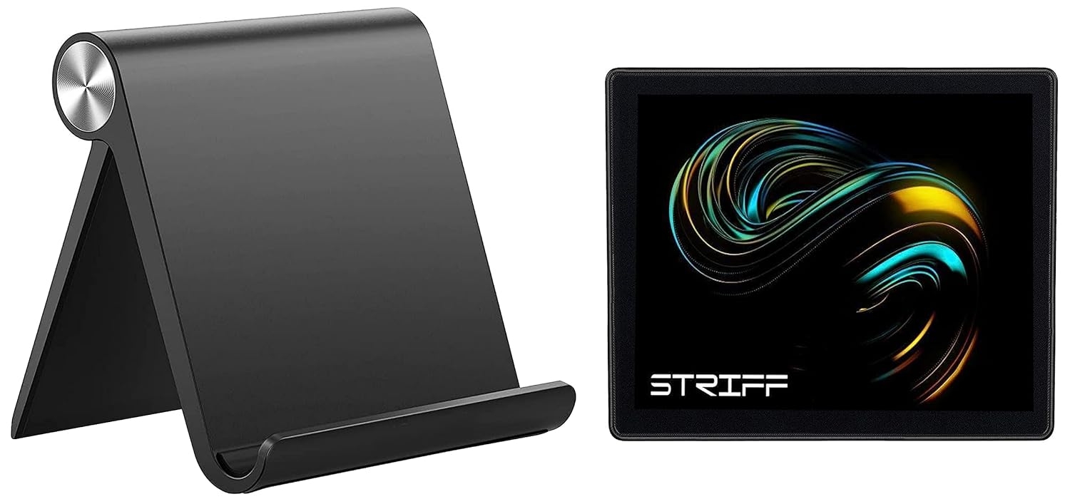 STRIFF Multi Angle Tablet/Mobile Stand Holder for iPhone, Android | Portable, Foldable Stand