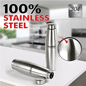 100% STAINLESS STEEL