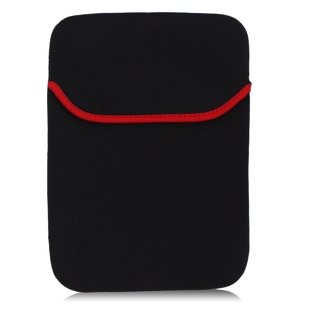Technotech 12 Inch Laptop Sleeve Bag Cover Case Guard Reversible - Black & Red