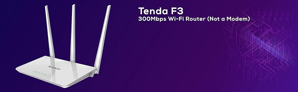 300 Mbps Wi-Fi Router Tenda Wireless Router Without Modem Router
