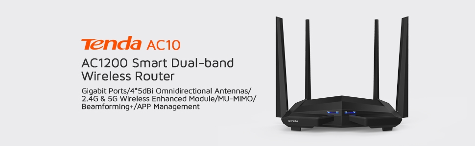 Tedna ac10 dual band ac wifi router