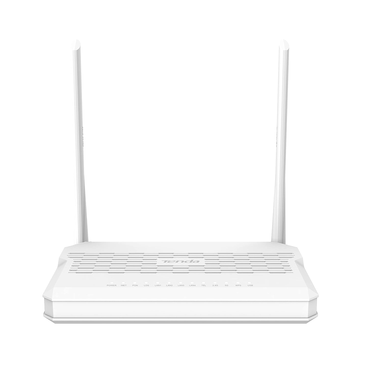 Tenda HG6 N300 Wi-Fi GPON ONT Router 300 Mbps, 4 LAN Ports, 2x6dBi High Antennas, IPv6 Supported Single Band N300-HG6