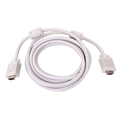 TERABYTE 15 Pin Male to Male VGA 5 Meter Cable for Computer, Monitor, LCD, Projector, TFT, Notebook