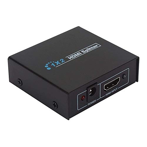 Terabyte HDMI 1 in 2 Out Ports Splitter | 3D 4K x 2K @30HZ Full HD 1080P Support for LED TV or Multi Monitor