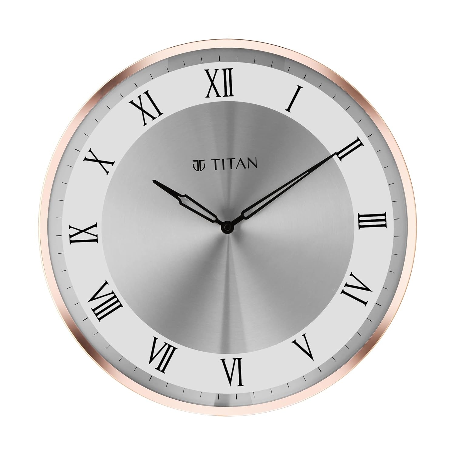 Titan half moon wall clock sale