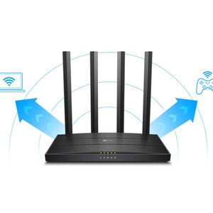 Archer C6 TP-link Tplink 1200 Mbps Speed Wireless Wi-fi WiFi Dual Band Gigabit Router Speed AC1200