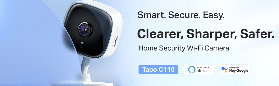 Tapo TP-link C110 Smart Security Wifi camera home baby monitor night vision full hd