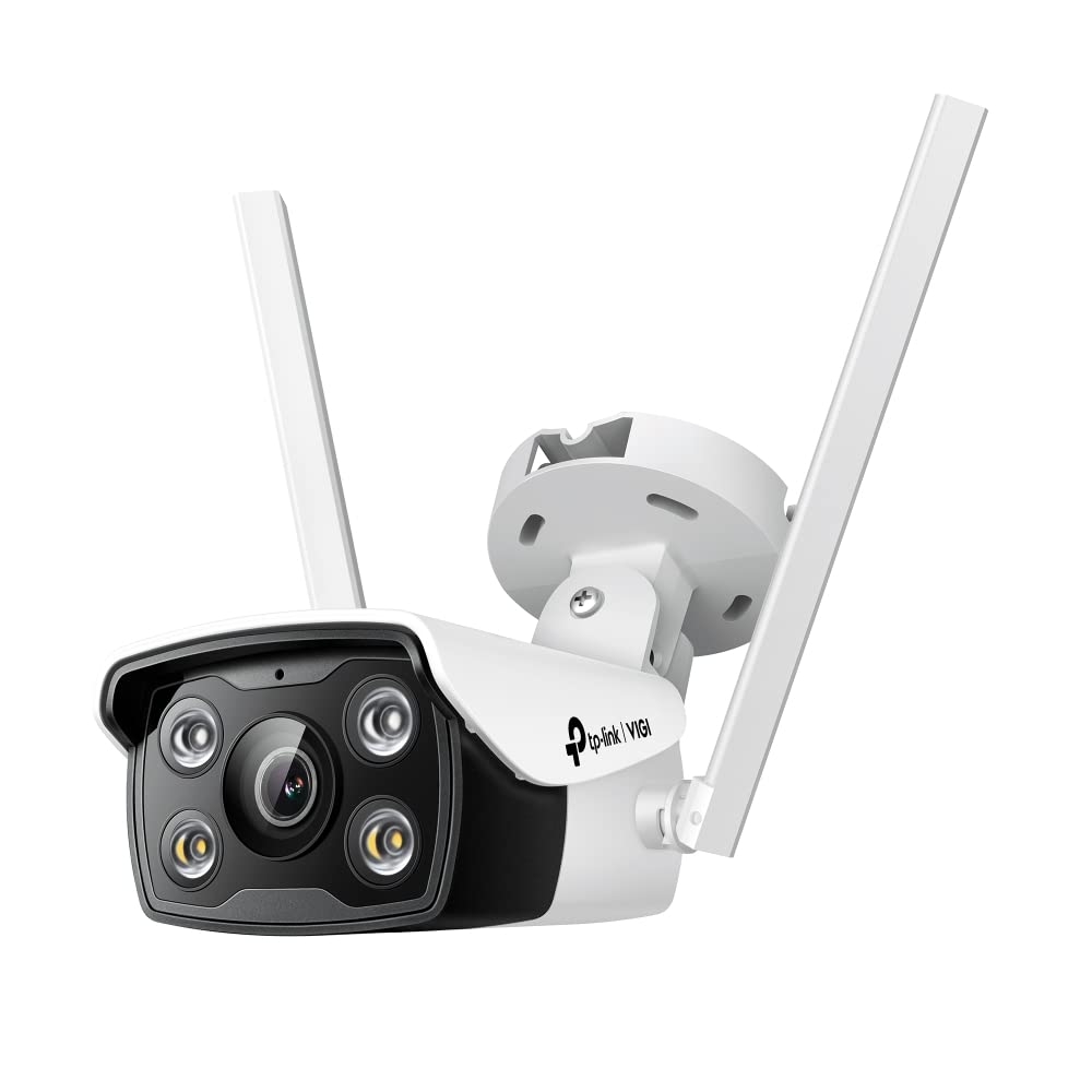 TP-Link VIGI C340-W Wireless Outdoor Wi-Fi Smart Bullet Camera | 4MP HD | Smart Detection | H.265+ | IP66 Two, Way Audio