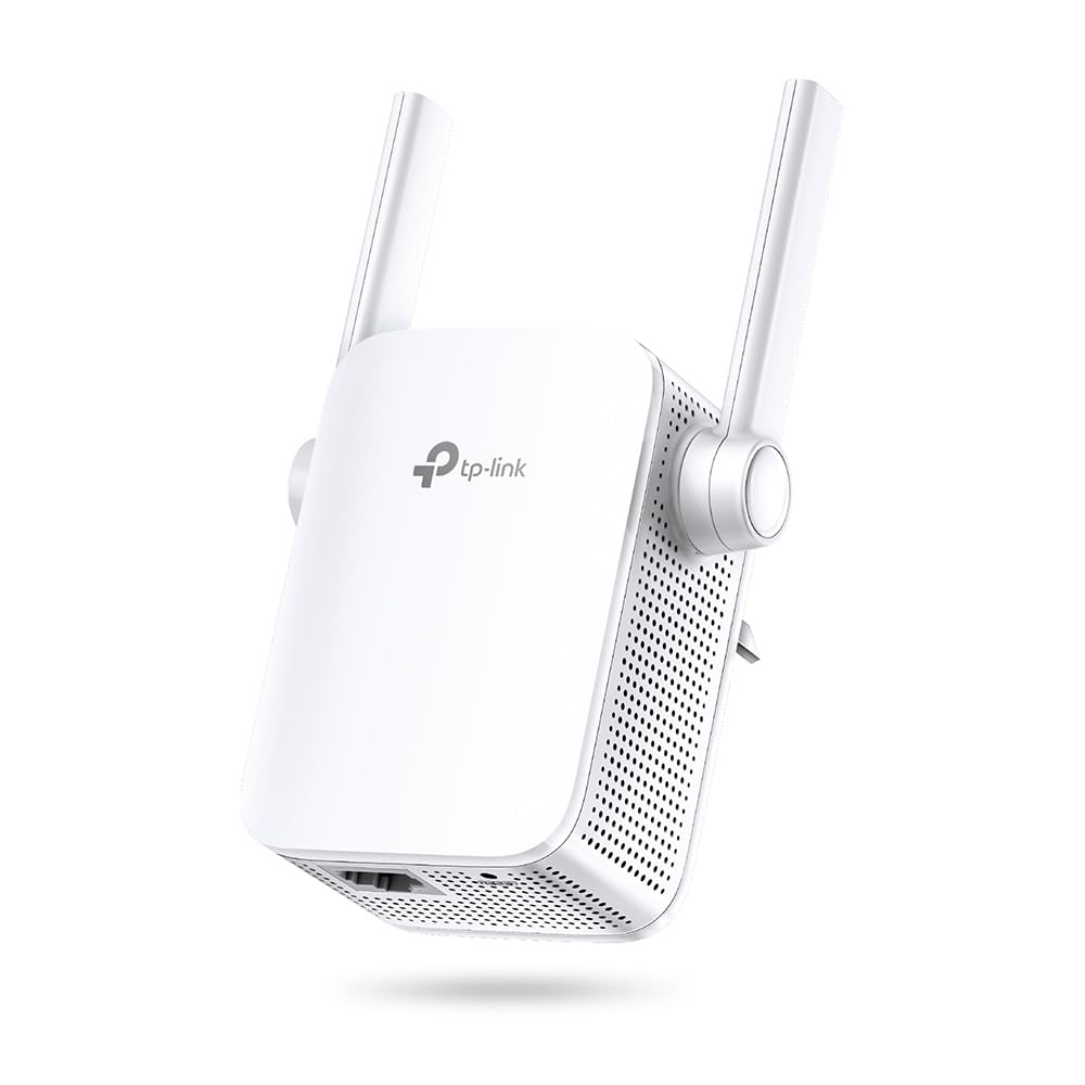 TP-Link RE205 AC750 Universal Wireless Dual Band Range Extender, Broadband/Wi-Fi Extender, WiFi Booster/Hotspot with Ethernet Port, 2 External Antennas, Plug and Play, Smart Signal Indicator, 750Mbps