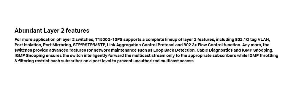 TP-link Switch Network HUB Power T1500G-10PS TL-SG2210P Gigabit 8 Port PoE QoS RJ45 Smart Managed